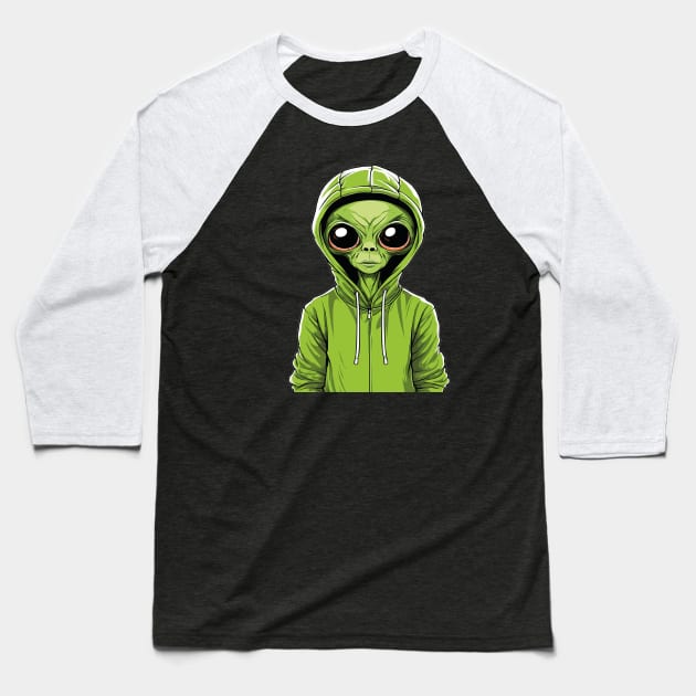 This Is My Human Custome I'm Really An Alien Baseball T-Shirt by WoodShop93